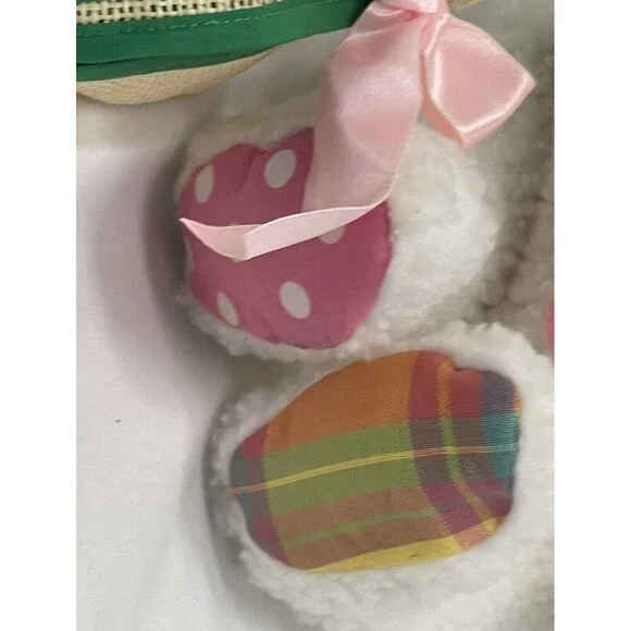 Winnie the Pooh 21" Plush White Easter Bunny & Basket Walt Disney Stuffed Animal - Picture 9 of 15